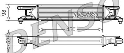 Intercooler - Laddluftkylare DENSO DIT01001