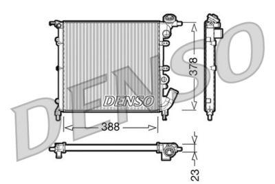 Kylare - Kylare, motorkylning DENSO DRM23002