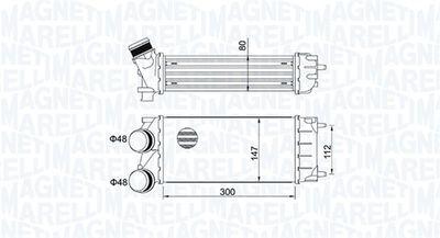 Intercooler - Laddluftkylare MAGNETI MARELLI 351319204920