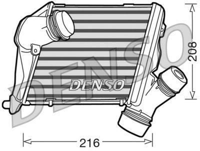 Intercooler - Laddluftkylare DENSO DIT02014