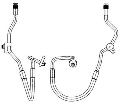 Luftkonditioneringsrör - Högtrycksledning, klimatanläggning MAHLE AP 128 000P