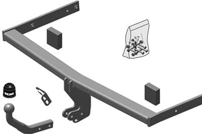 Dragkrokar och kablagekit - Släpfordonstillkoppling BRINK 451400