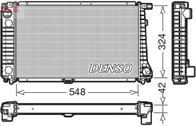 Kylare - Kylare, motorkylning DENSO DRM05016