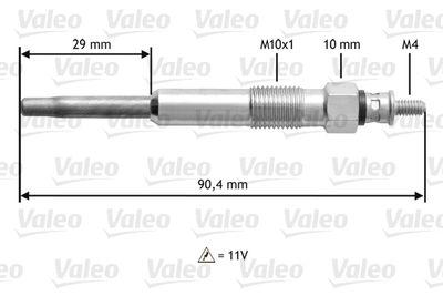 Glödstift - Glödstift VALEO 345101