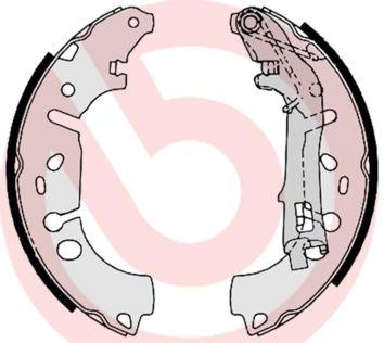 Bromsbackar - Bromsbackar, sats BREMBO S 23 531