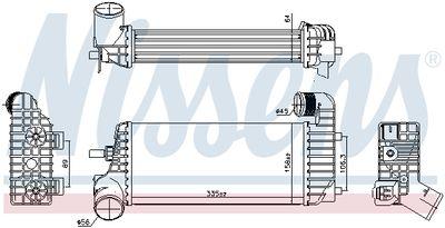 Intercooler - Laddluftkylare NISSENS 96221