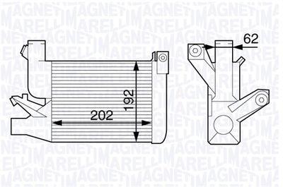 Intercooler - Laddluftkylare MAGNETI MARELLI 351319203290