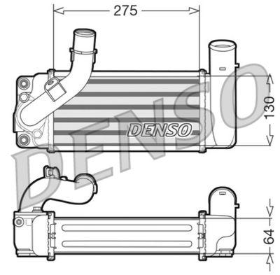 Intercooler - Laddluftkylare DENSO DIT50001