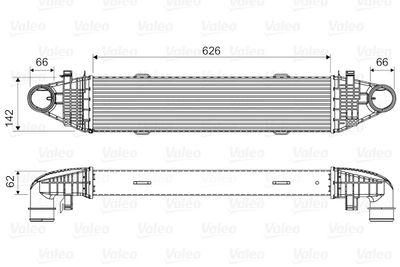 Intercooler - Laddluftkylare VALEO 818617