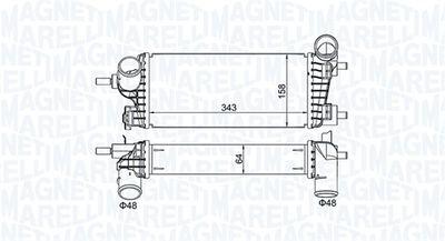 Intercooler - Laddluftkylare MAGNETI MARELLI 351319205550