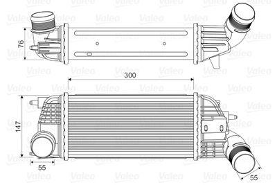 Intercooler - Laddluftkylare VALEO 818620