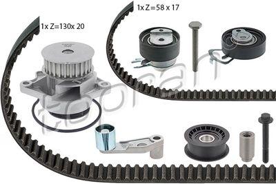 Vattenpump + kamremssats - Vattenpump + kuggremssats TOPRAN 112 971