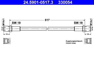 Kopplingsslang - Kopplingsslang ATE 24.5901-0517.3