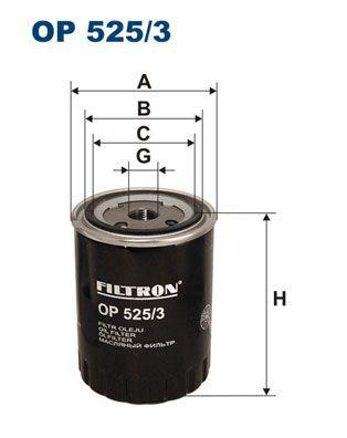 Oljefilter - Oljefilter FILTRON OP 525/3