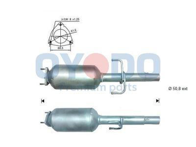 Dieselpartikelfilter - Sot-/partikelfilter, avgassystem OYODO 20N0104-OYO