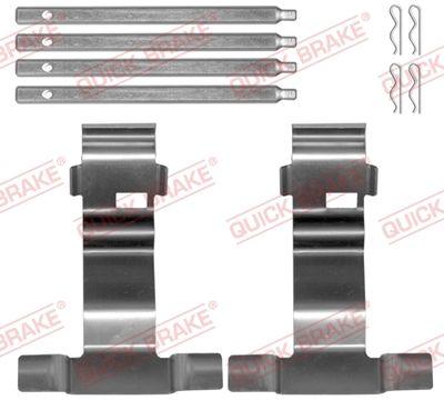 Bromssystem tillbehör - Tillbehörssats, skivbromsbelägg QUICK BRAKE 109-0043