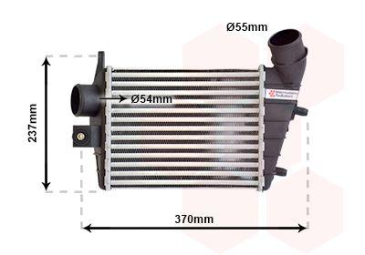 Intercooler - Laddluftkylare VAN WEZEL 01004085