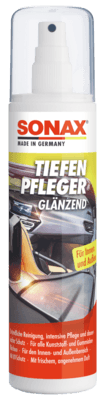 Rengöring av plast och detaljer på exteriören - Plastvårdsmedel SONAX 03800410