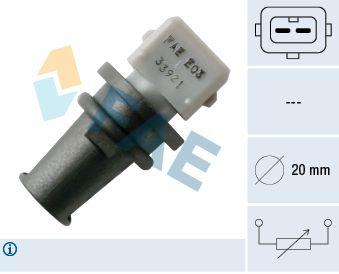 Sändare, insugslufttemperatur - Sensor, insugslufttemperatur FAE 33921