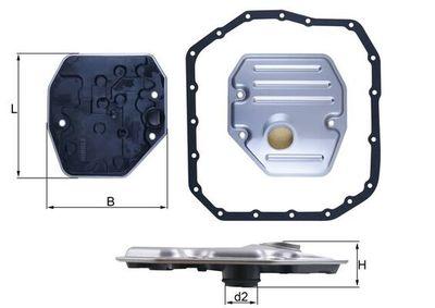 Automatväxellådefilter - Hydraulikfilter, automatväxel KNECHT HX 265D