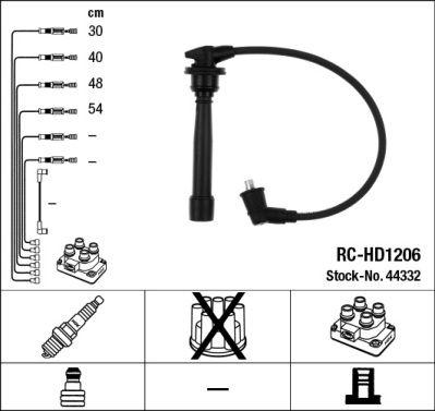 Tändkabel - Tändkabelsats NGK 44332