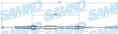 Parkeringsbromskablar - Vajer, parkeringsbroms SAMKO C0942B