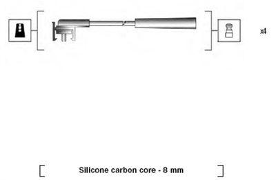 Tändkabel - Tändkabelsats MAGNETI MARELLI 941185140772