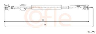 Hastighetsmätarvajer - Hastighetsmätaraxel COFLE 92.S07101