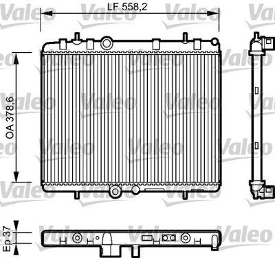 Kylare - Kylare, motorkylning VALEO 734463