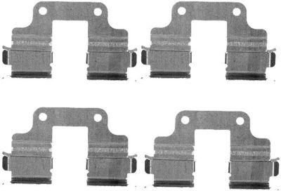 Bromssystem tillbehör - Tillbehörssats, skivbromsbelägg HELLA PAGID 8DZ 355 203-361