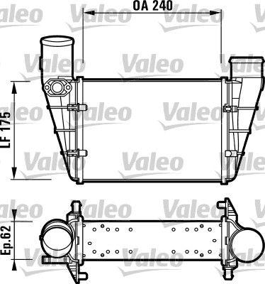 Intercooler - Laddluftkylare VALEO 817625