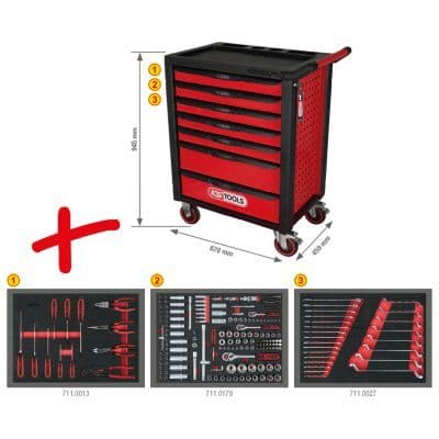 Verktygsvagnar - Verktygssvagn KS TOOLS 826.7215