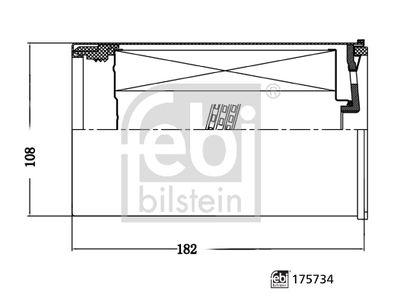 Bränslefilter - Bränslefilter FEBI BILSTEIN 175734