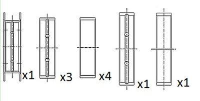 Vevaxellager - Vevlager FAI AUTOPARTS BM1020-STD