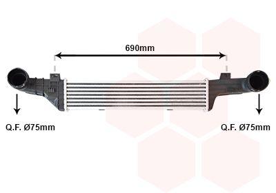 Intercooler - Laddluftkylare VAN WEZEL 30004296