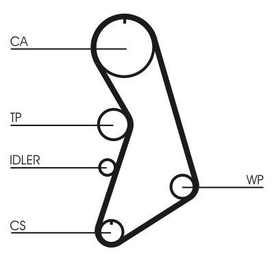 Vattenpump + kamremssats - Vattenpump + kuggremssats CONTINENTAL CTAM CT909WP2