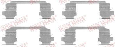 Bromssystem tillbehör - Tillbehörssats, skivbromsbelägg QUICK BRAKE 109-1686