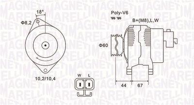 Generator - Generator MAGNETI MARELLI 063731526010