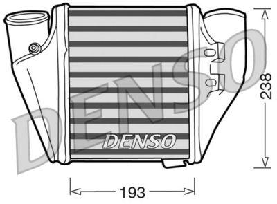 Intercooler - Laddluftkylare DENSO DIT02007