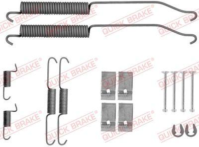 Bromstrummedelar - Tillbehörssats, bromsbackar QUICK BRAKE 105-0036