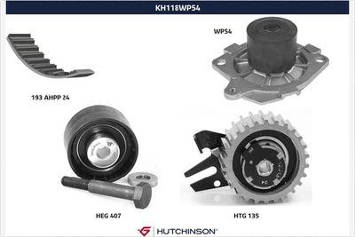 Vattenpump + kamremssats - Vattenpump + kuggremssats HUTCHINSON KH 118WP54