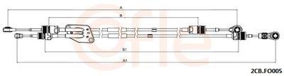 Kabel, manuell växellåda - Vajer, manuell transmission COFLE 92.2CB.FO005