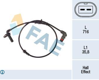 ABS-sensor - ABS-givare FAE 78489