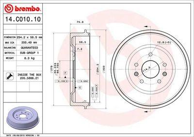 Bromstrummor - Bromstrumma BREMBO 14.C010.10