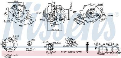 Turboladdare - Laddare, laddsystem NISSENS 93680