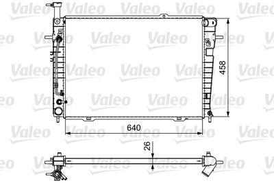 Kylare - Kylare, motorkylning VALEO 735543