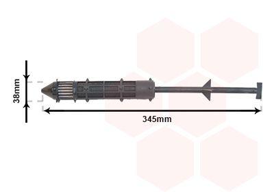 Torkfilter - Torkare,m klimatanläggning VAN WEZEL 7600D012