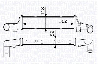 Intercooler - Laddluftkylare MAGNETI MARELLI 351319202180