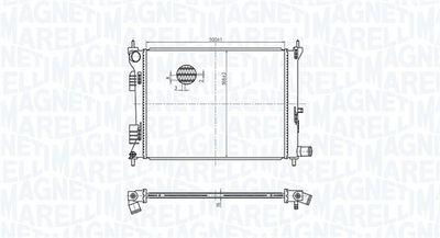 Kylare - Kylare, motorkylning MAGNETI MARELLI 350213179500