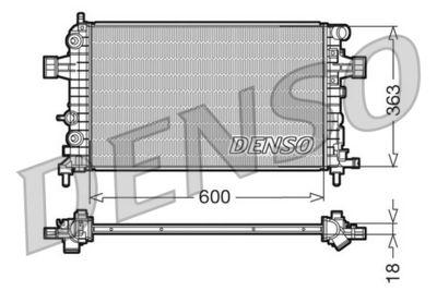 Kylare - Kylare, motorkylning DENSO DRM20101